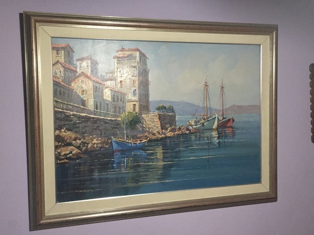 Εικόνα 1 από 7 - Πίνακας Ζωγραφικής Ν. Κριδερα -  Περίχωρα Θεσσαλονίκης >  Ωραιόκαστρο