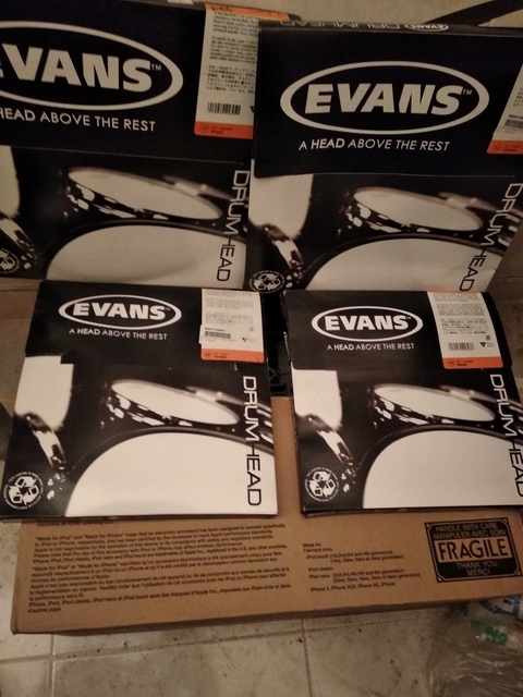 Εικόνα 1 από 10 - Evans Drums Μεμβράνες -  Πειραιάς >  Κέντρο