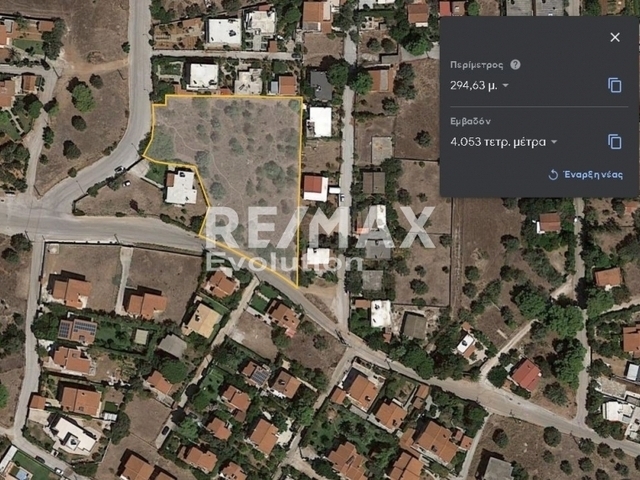 Land for rent Anavyssos Plot 4.053 sq.m.