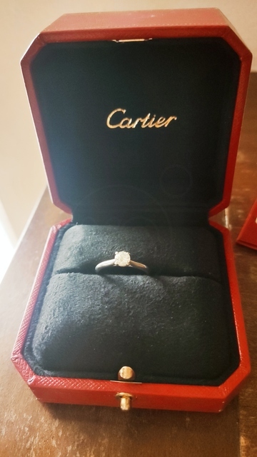 Εικόνα 1 από 6 - Cartier Δαχτυλίδι με Διαμάντι -  Κεντρικά & Νότια Προάστια >  Ηλιούπολη