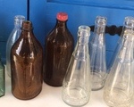 Μπουκάλια Διαφορετικά Γυάλινα 1950-1960 - Υπόλοιπο Αττικής