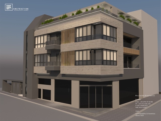 Commercial property for rent Agios Dimitrios (Center) Office 58 sq.m. newly built