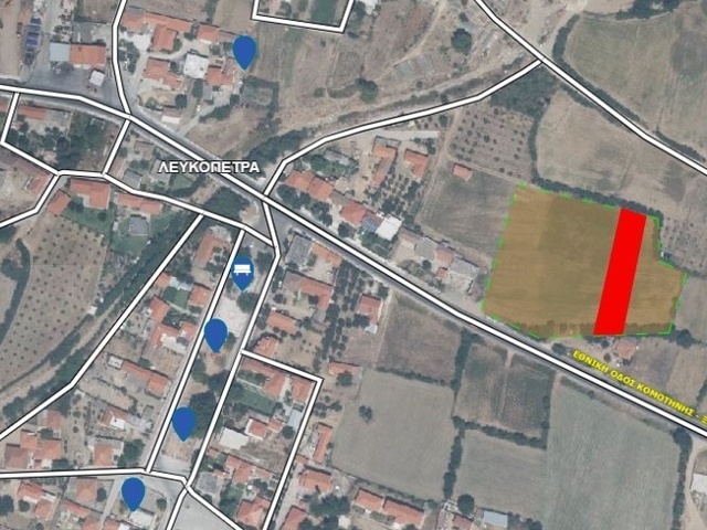 Land for rent Lefkopetra Land parcel 1.789 sq.m.