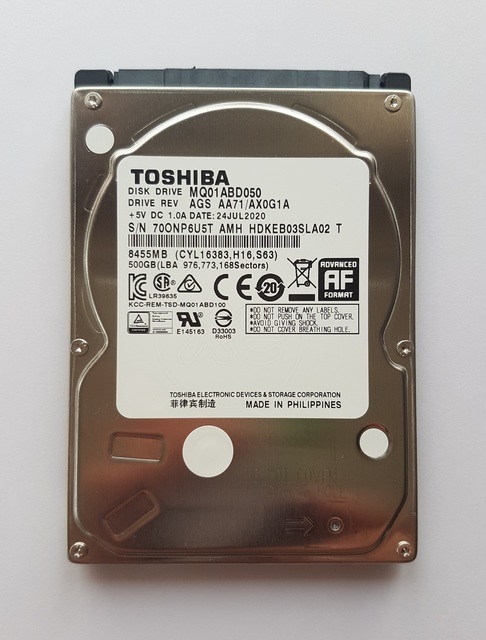 Εικόνα 1 από 2 - Toshiba 500GB MQ01ABD050 -  Κεντρικά & Νότια Προάστια >  Ηλιούπολη