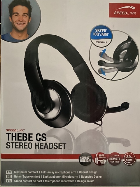 SPEEDLINK Thebe Cs Stereo Headset