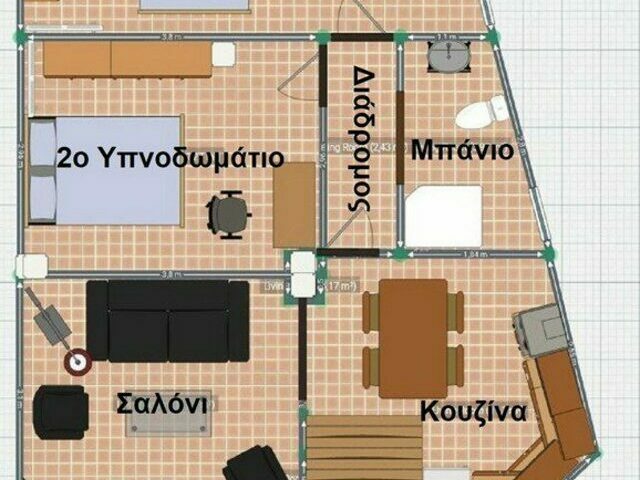 Home for rent Zografou (Ano Ilisia) Apartment 60 sq.m. renovated