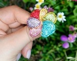 Flower coloured Ring - Ακρόπολη