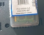 Μνήμη Ram Sodimm DDR2 - Περιστέρι