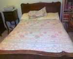 Κρεβάτι ξύλινο ημίδιπλο+στρώμα - Νομός Ευβοίας