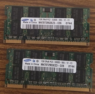 Εικόνα 1 από 2 - SODIMM DDR2 2GB Μνήμη -  Υπόλοιπο Πειραιά >  Νίκαια
