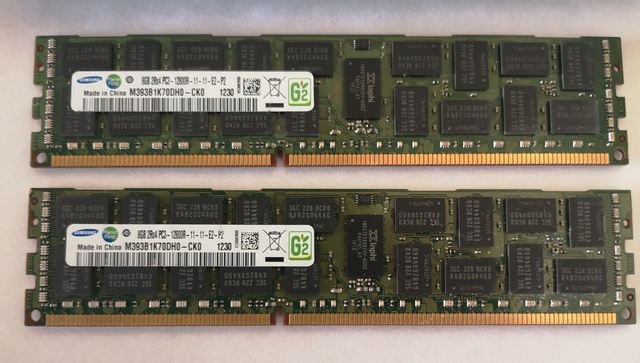 Εικόνα 1 από 5 - Samsung 2Χ 8GB 2RX4 PC3-DDR3 -  Κέντρο Αθήνας >  Κυψέλη