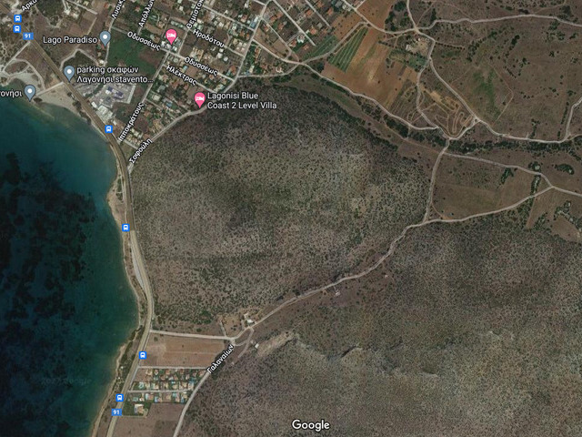 Land for sale Kalivia Thorikou (Lagonisi (Beach)) Plot 600 sq.m.