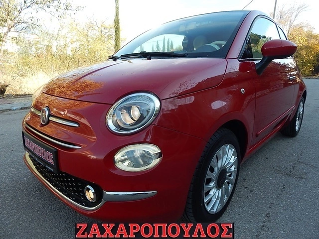 FIAT 500 LOUNGE-ΖΑΝΤΕΣ-ΠΑΝΟΡΑΜΑ-ΟΘΟΝΗ-NAVI-LED-PAKTRONIC-ΔΕΡΜΑ-START-STOP