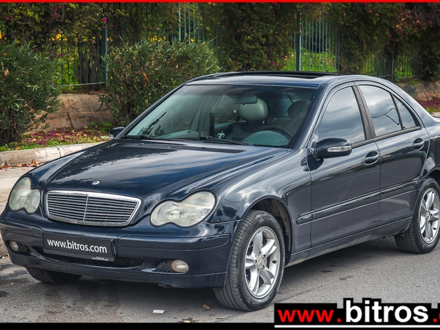 MERCEDES C_200 ΠΛΗΡΩΜΕΝΑ ΤΕΛΗ 25 2.0 KOMPRESSOR 193HP+SUNROOF 6TAXYTO