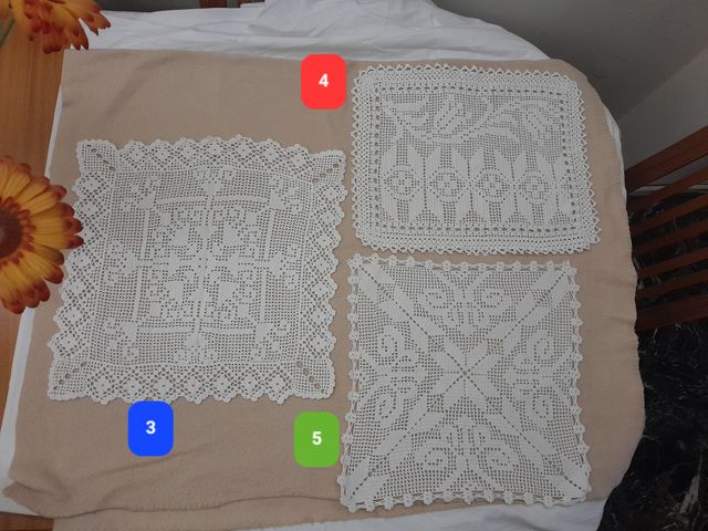 Εικόνα 1 από 9 - Καρέ Πλεκτά - Βελονάκι -  Υπόλοιπο Πειραιά >  Κερατσίνι