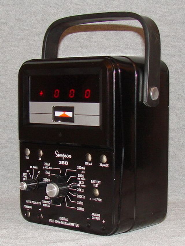 Εικόνα 1 από 3 - Πολύμετρο simpson -  Κέντρο Αθήνας >  Γκάζι