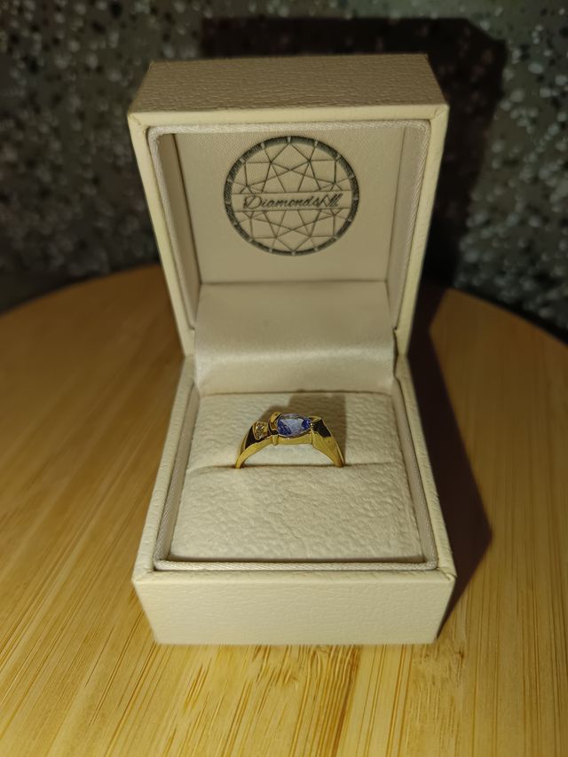 Εικόνα 1 από 4 - Δαχτυλίδι 14K με Τανζανίτη -  Πειραιάς >  Καμίνια